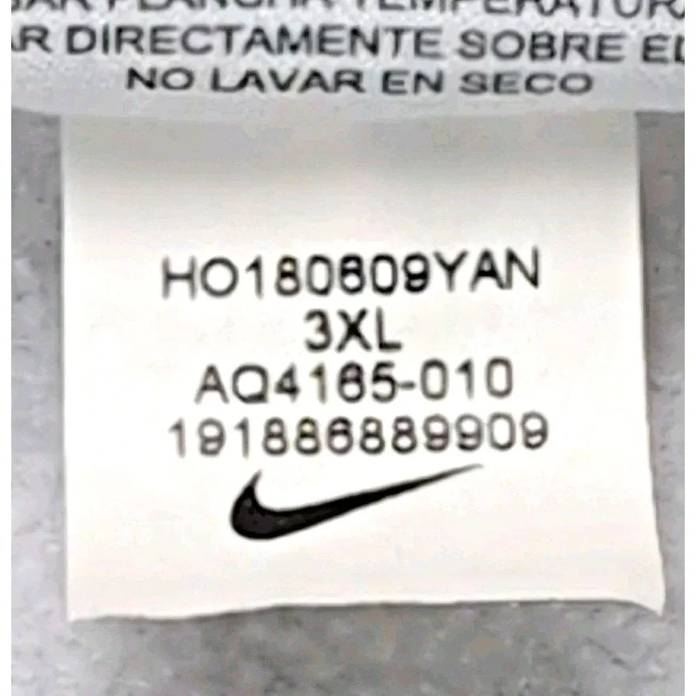 Nike Basketball Dri-FIT Jacket Mens 3XL Gray‎ Black Full Zip Hoodie Pockets